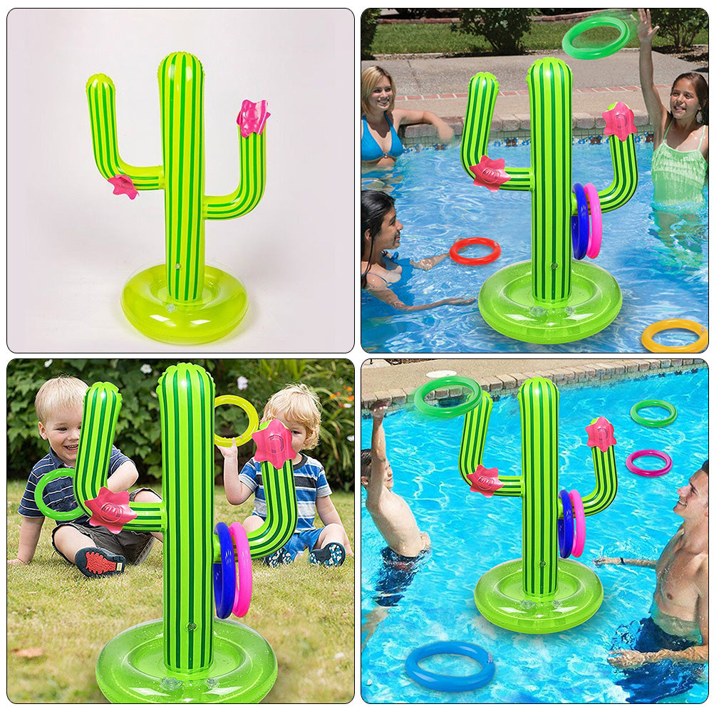 Cactus Ring Kids Pool Toys Floating Inflatable Rings 3 Sets Pvc Z6883