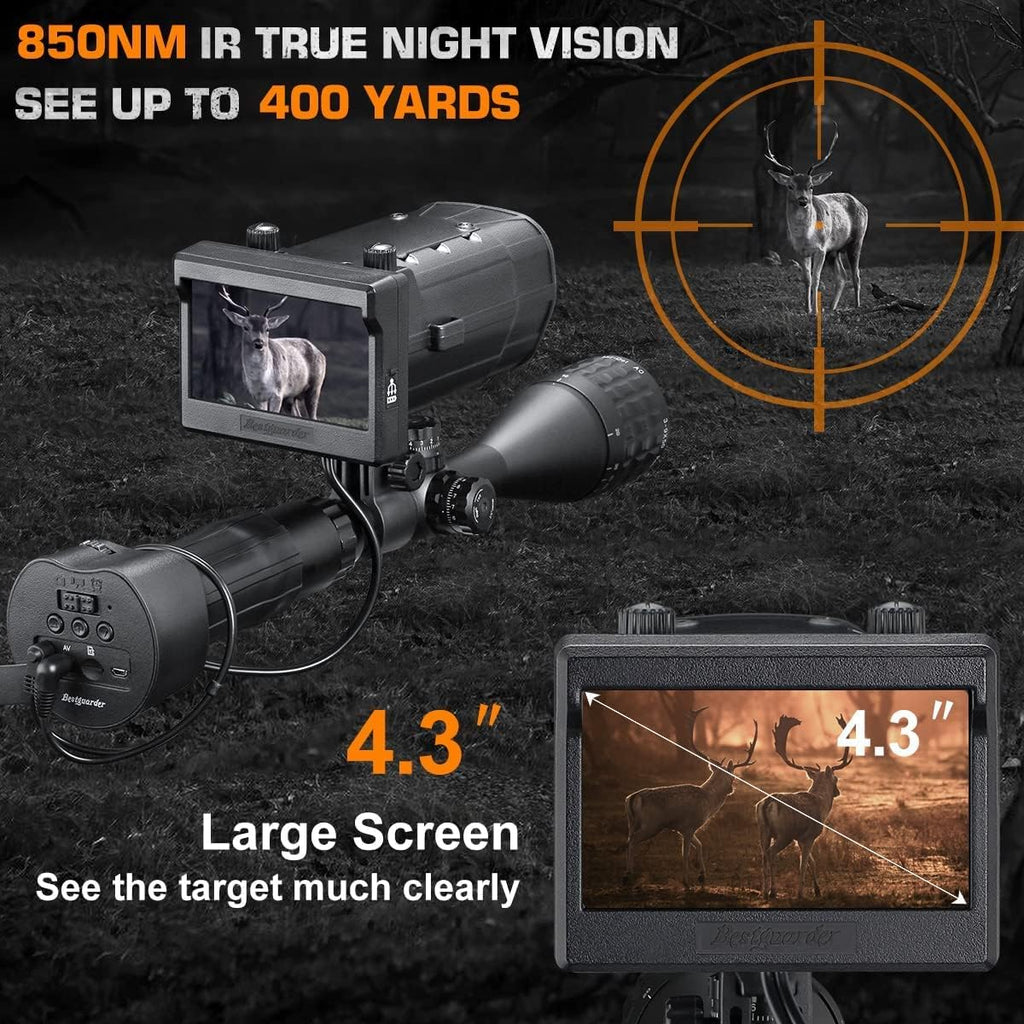 850nm Infrared IR Night Vision Scope for Thermal Hunting Rifles U4390