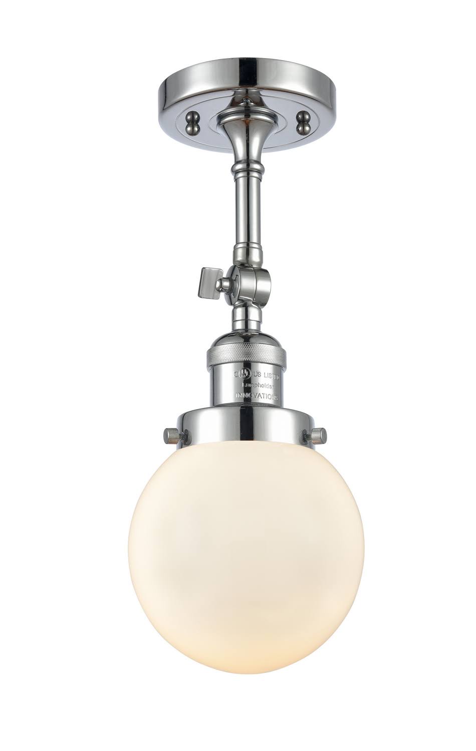 Polished Chrome Semi-Flush Mount Light K841