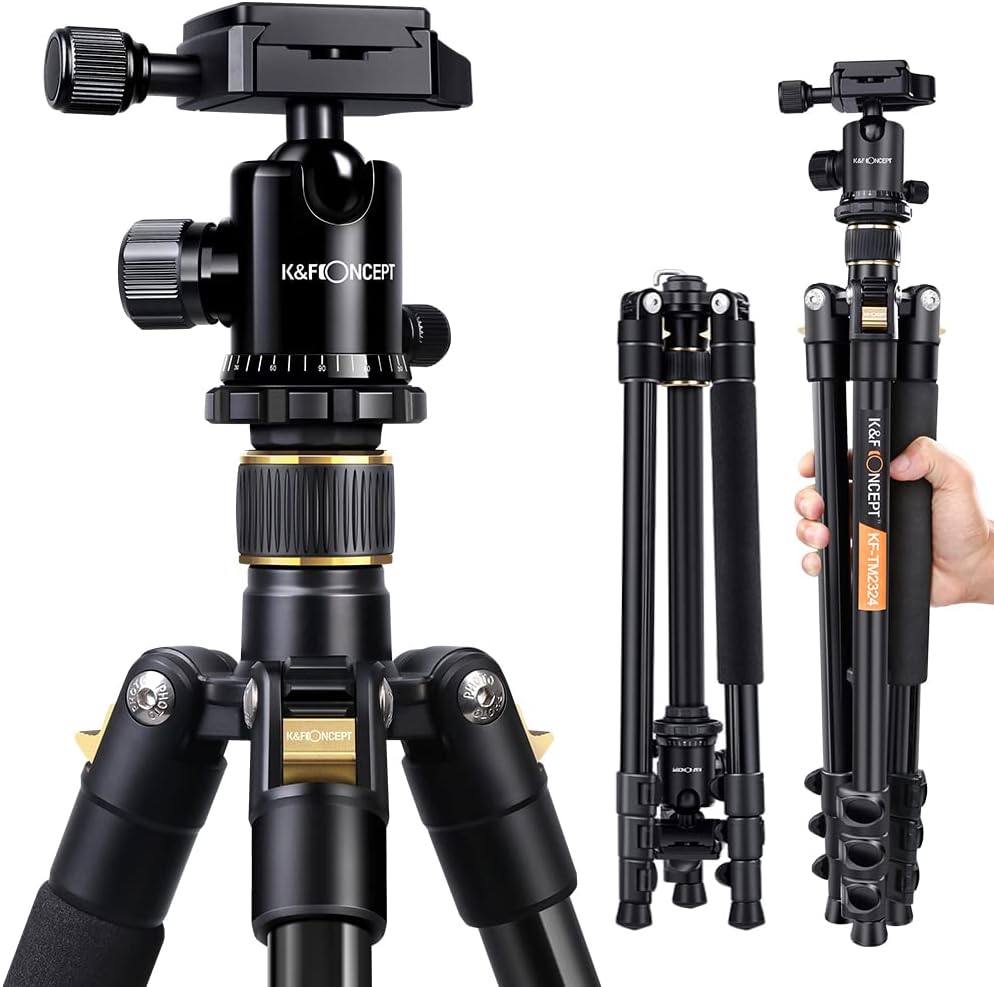 64'' Aluminum Camera Tripod with Ball Head K8174