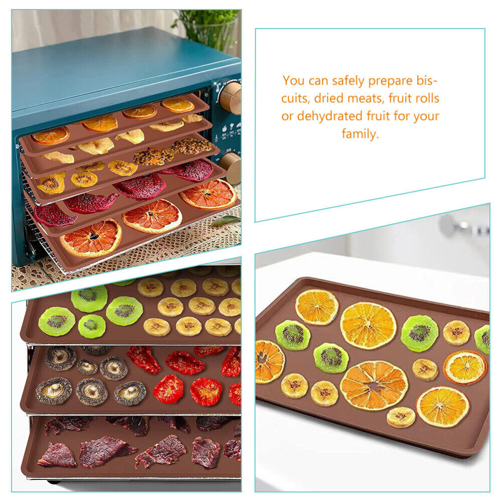 3pcs Portable Washable Food Dehydrator Pad Mesh L795070