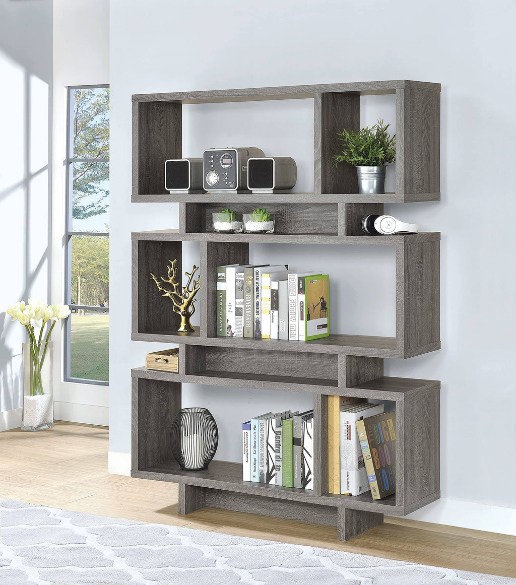 Weathered Grey Bookcase C4981