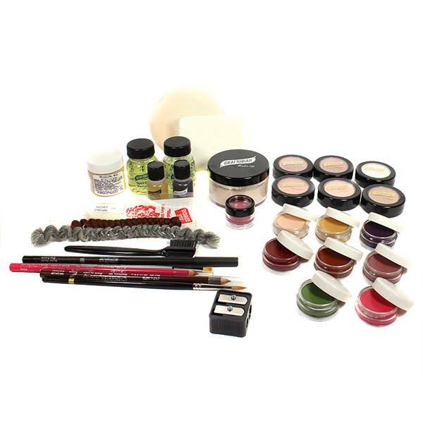 Deluxe Student Theatrical Makeup Kit Dark/Ebony R312