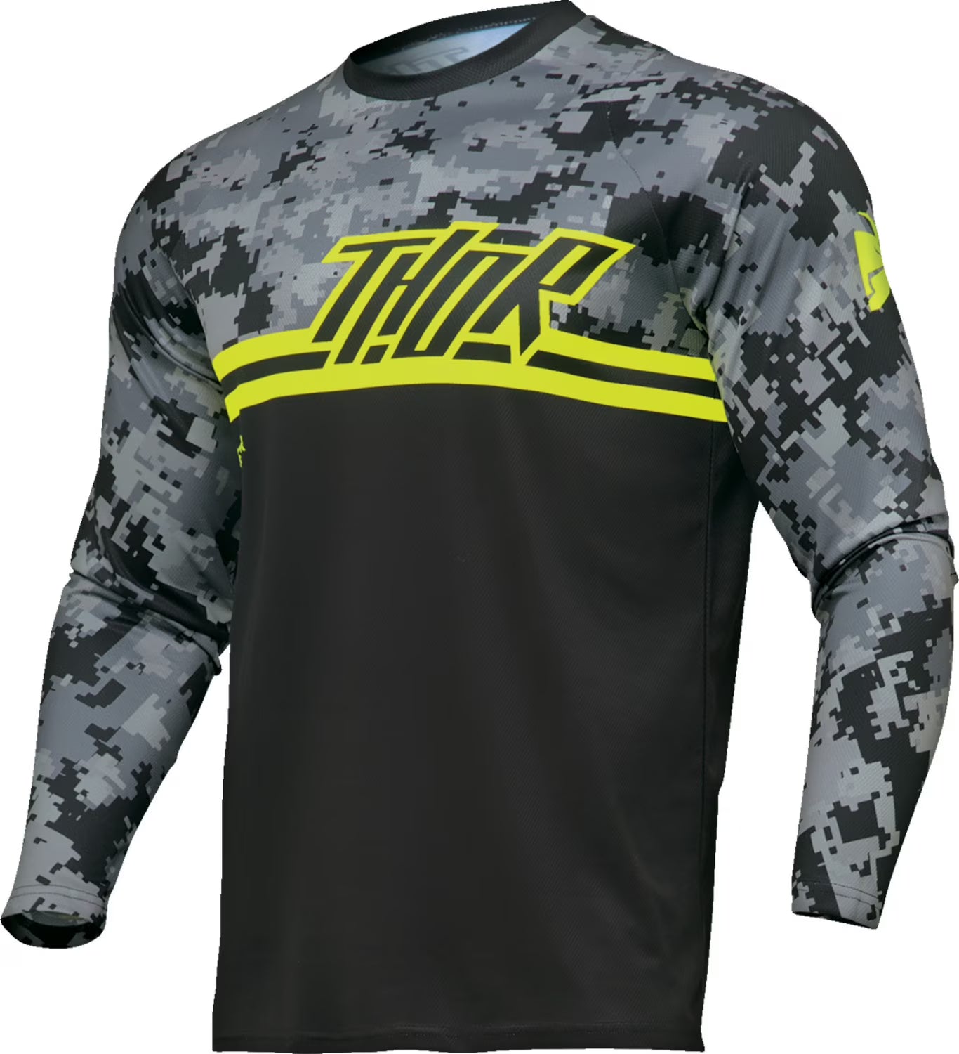 Black Camo Youth MX Offroad Jersey M6488