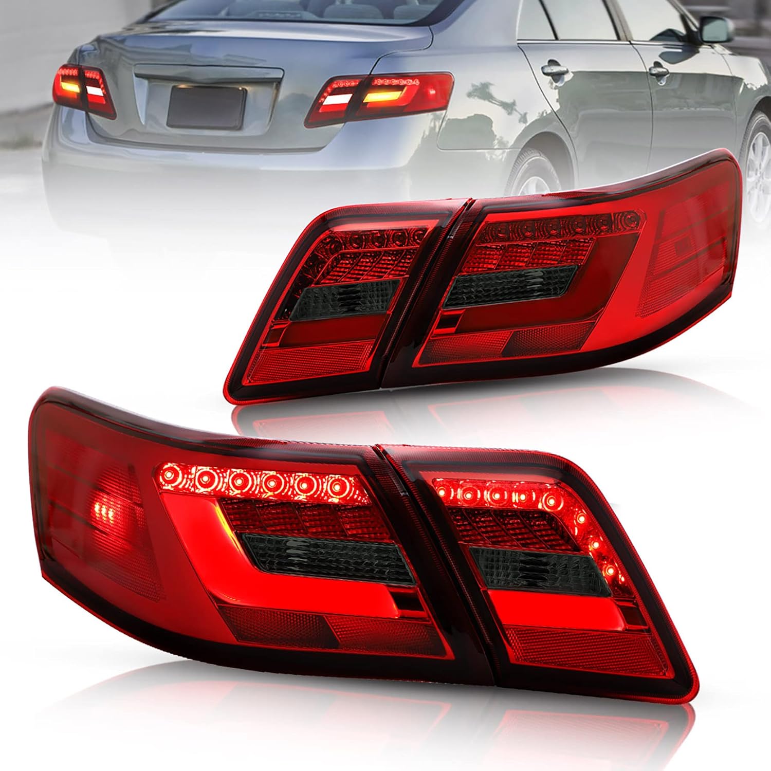 Smoke LED Tail Lights for Toyota Camry 2007-2011 B812618