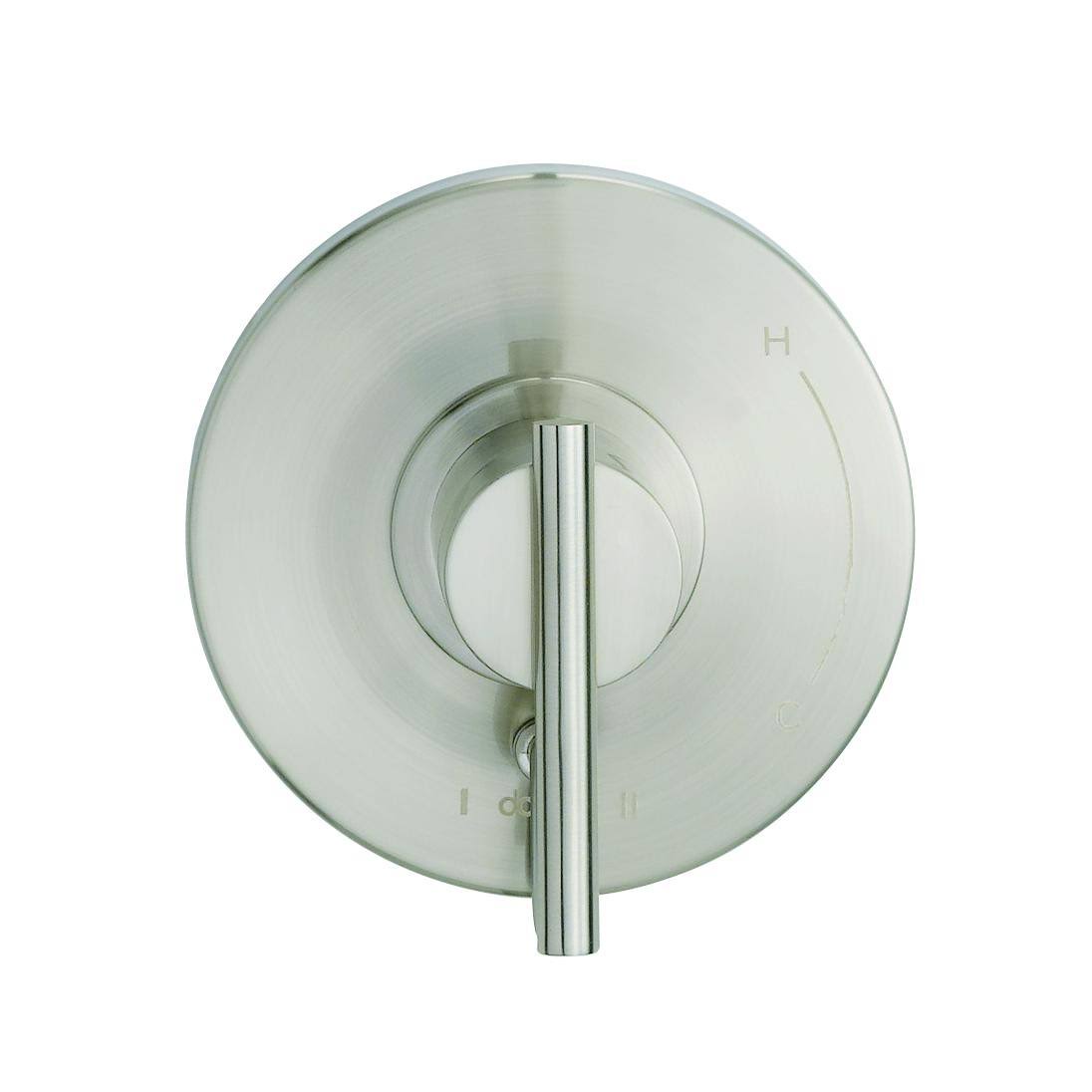 Brushed Nickel Pressure Balance Trim Kit with Diverter Y834