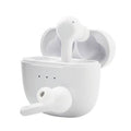 White Wireless Stereo Headphones with Active Noise Canceling F4851