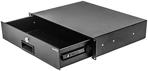19 Inch Rack Mount Lockable Deep Drawer 2U Pack of 2 J3558