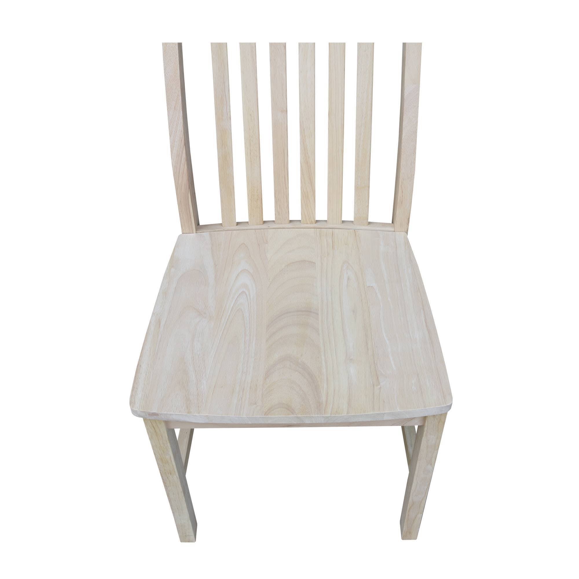 Set of 2 Steambent Mission Chair Unfinished Y527