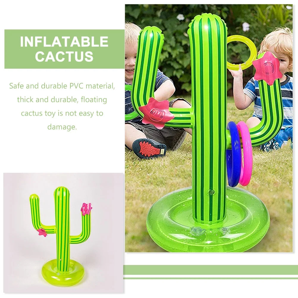 Cactus Ring Kids Pool Toys Floating Inflatable Rings 3 Sets Pvc Z6883
