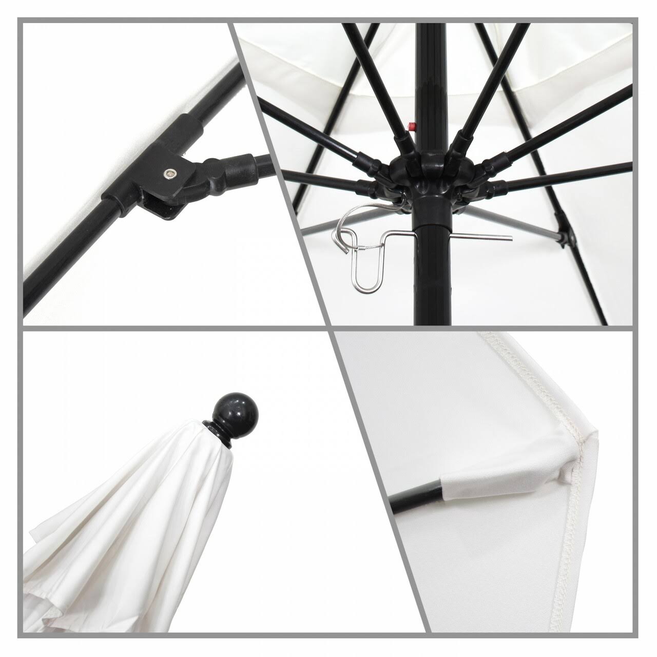 7.5 ft Fiberglass Market Umbrella N679