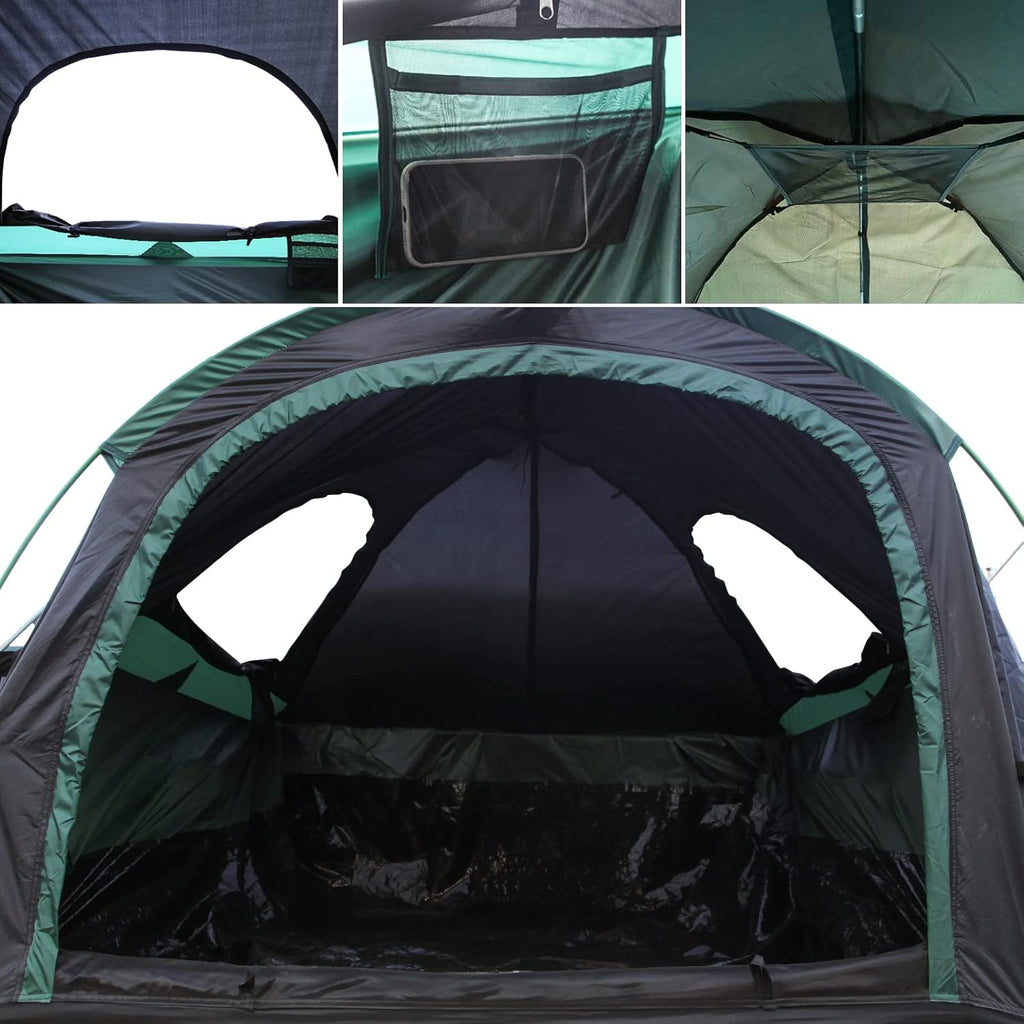 Full Size Truck Tent for Camping with Waterproof Rainfly, Double Layer, Fits Mattresses 79-81" W4616