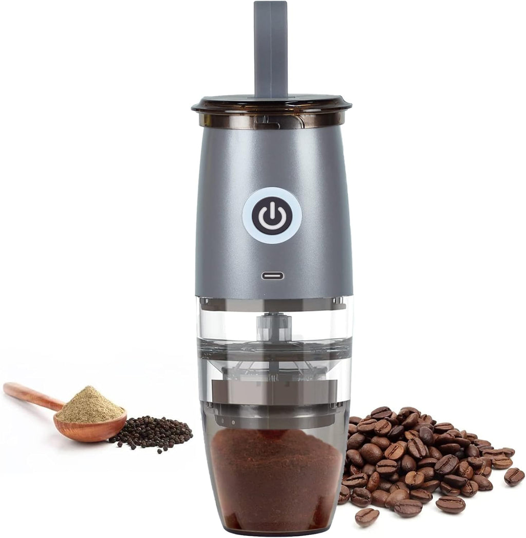 White Electric/Manual 2-in-1 Burr Coffee Grinder, Pack of 2 W42416
