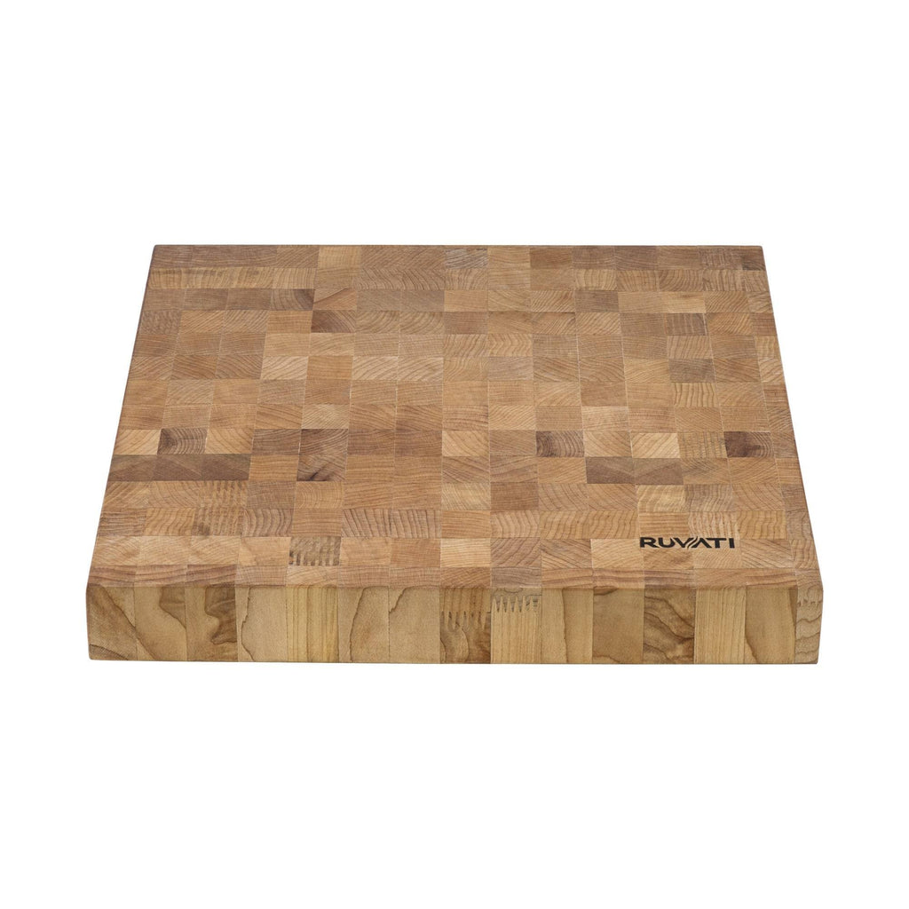 17 x 16 x 2 inch Thick End-Grain American Maple Solid Wood Cutting Board J104