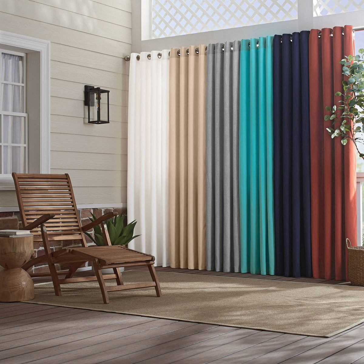 Red Canvas Solid Grommet Panel G83165