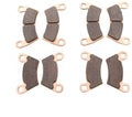 Brake Pads for Polaris Ranger XP 1000 EPS Front & Rear Pack of 2 D22449