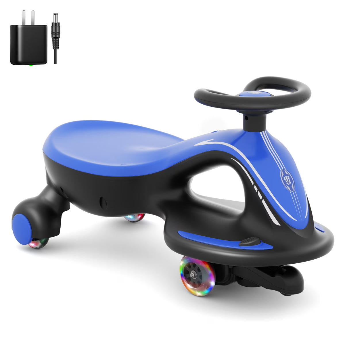 Electric Pedal Push Ride On Toy Wiggle Car with LED Flashing Wheels E8632