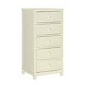 White 5-Drawer Storage Chest J8204