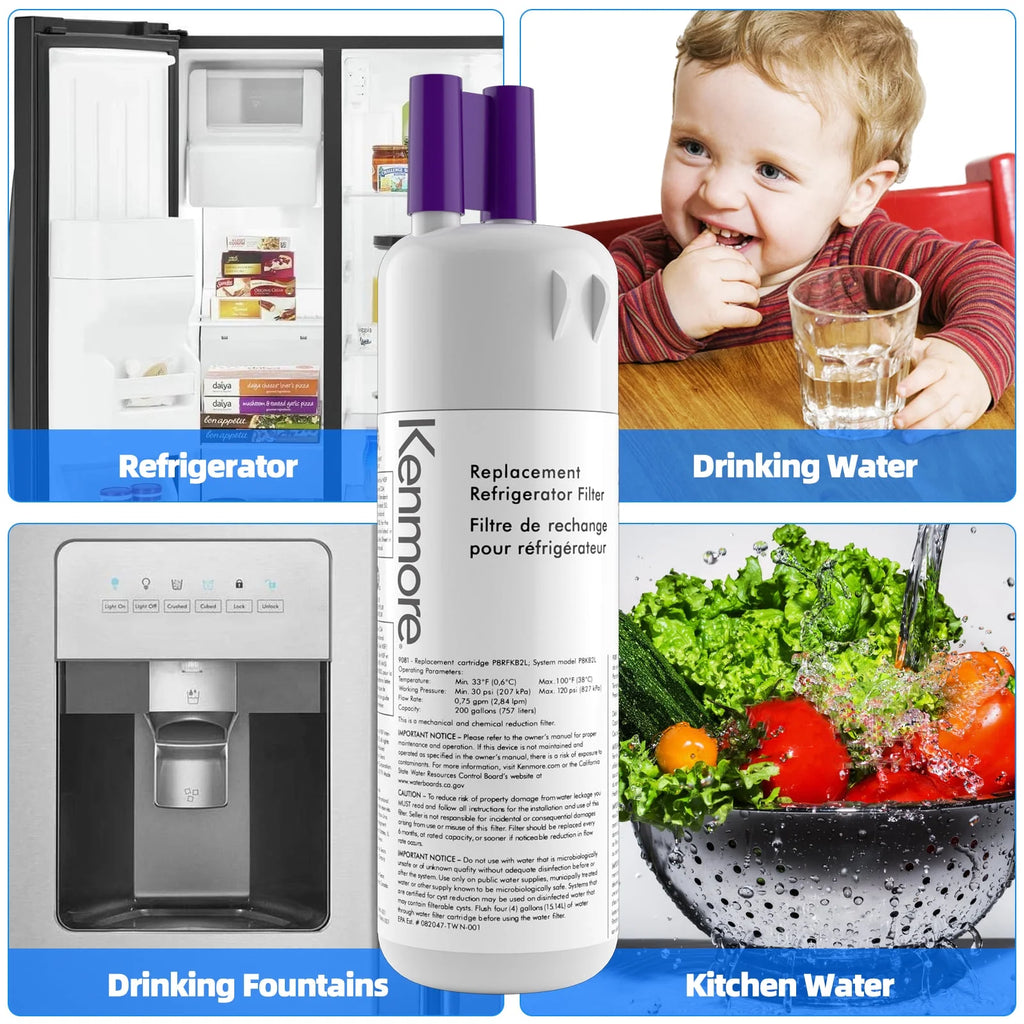3 Pack Refrigerator Water Filter Y3706
