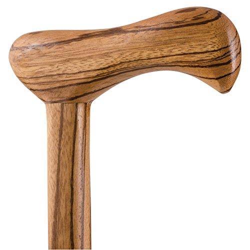 40x22 Twisted Zebrawood Walking Cane F528