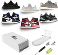 6 Clear Floating Shoe Shelves with Hardware W3399