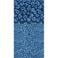 Oval 20 Ga. Boulder Swirl Beaded Liner 52x22 Z2194