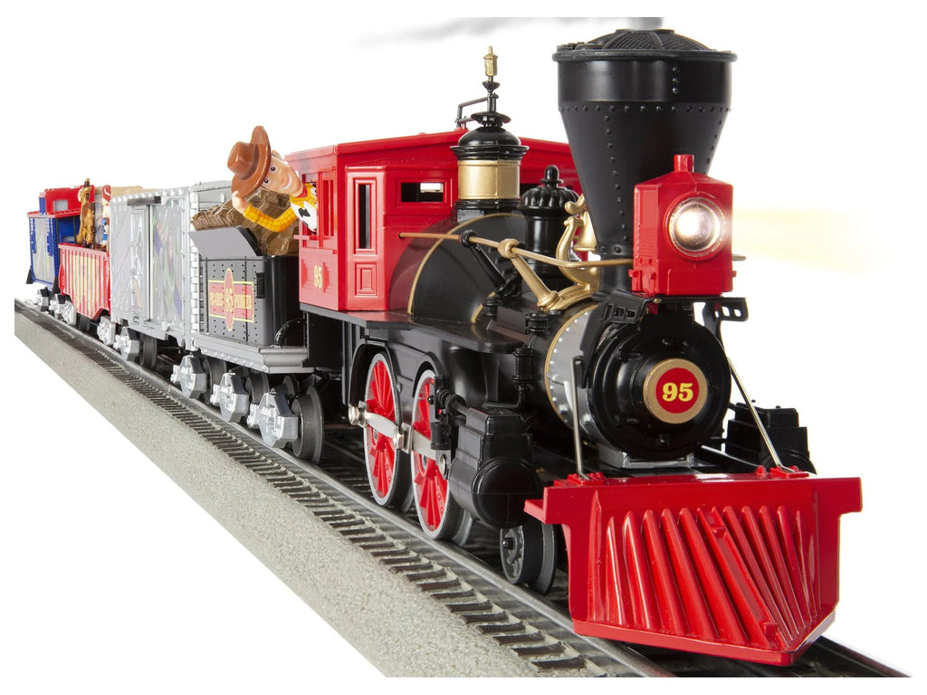 Electric O Gauge Model Train Set with Remote and Bluetooth Capability V8902