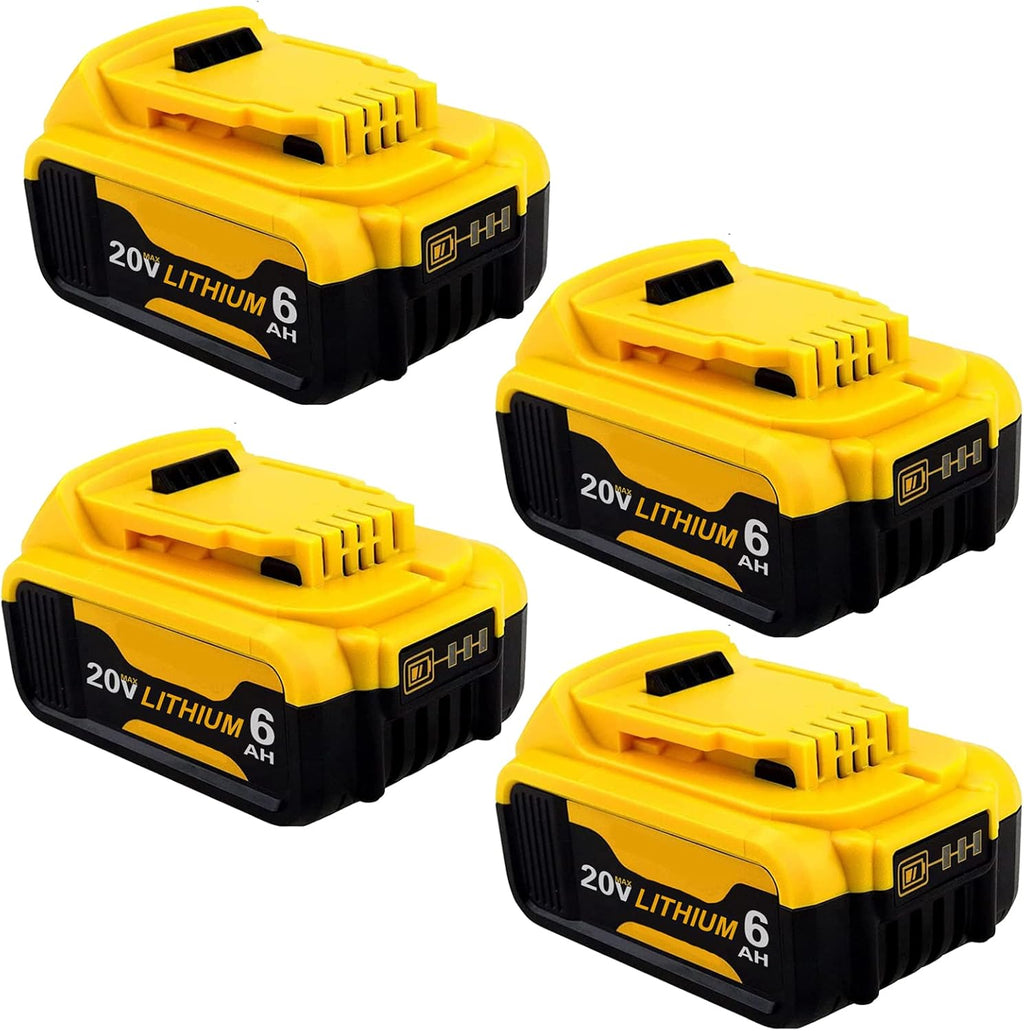 6.0Ah 20 Volt DCB206 Battery 4 Packs Z279597
