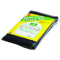 Black 14 Foot by 14 Foot 3mil Tarp Silo Cap Case of 12 R516710