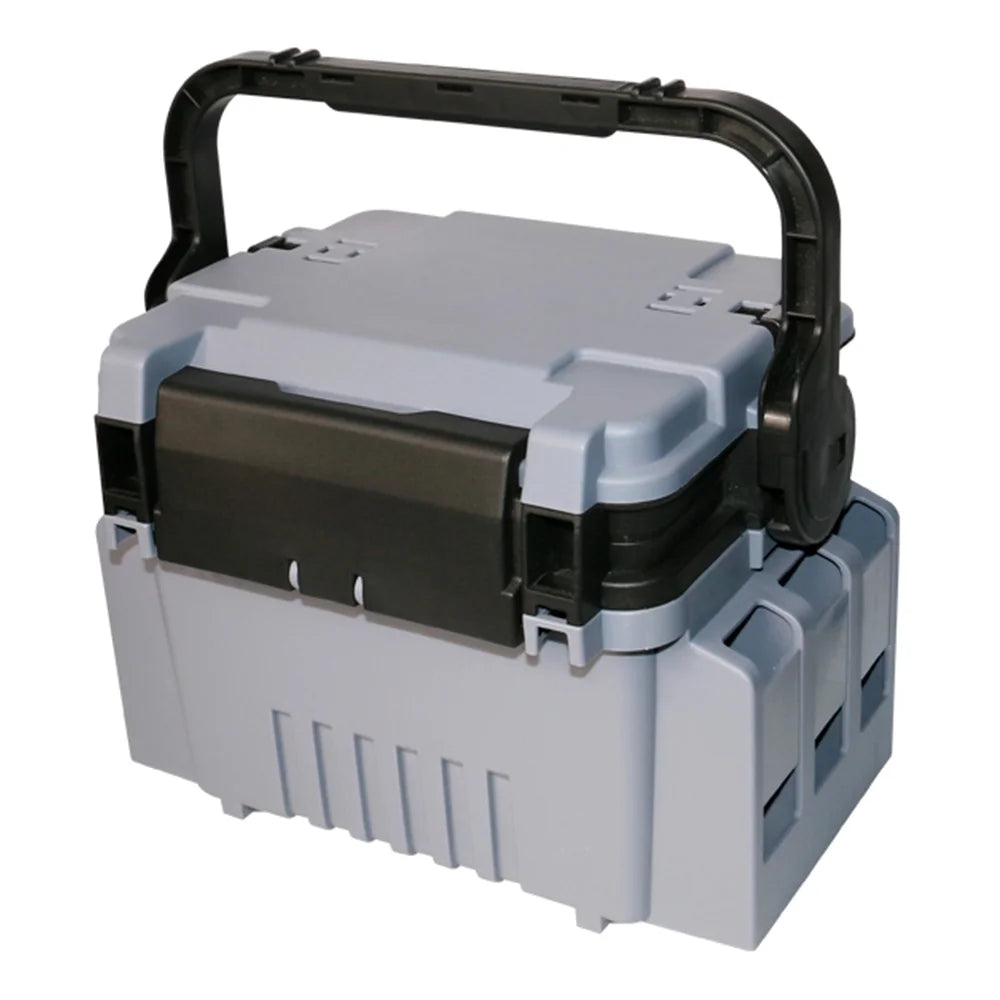 Fishing Box Travel Case with Bottle Holder and Rod Stands Tubes C25481