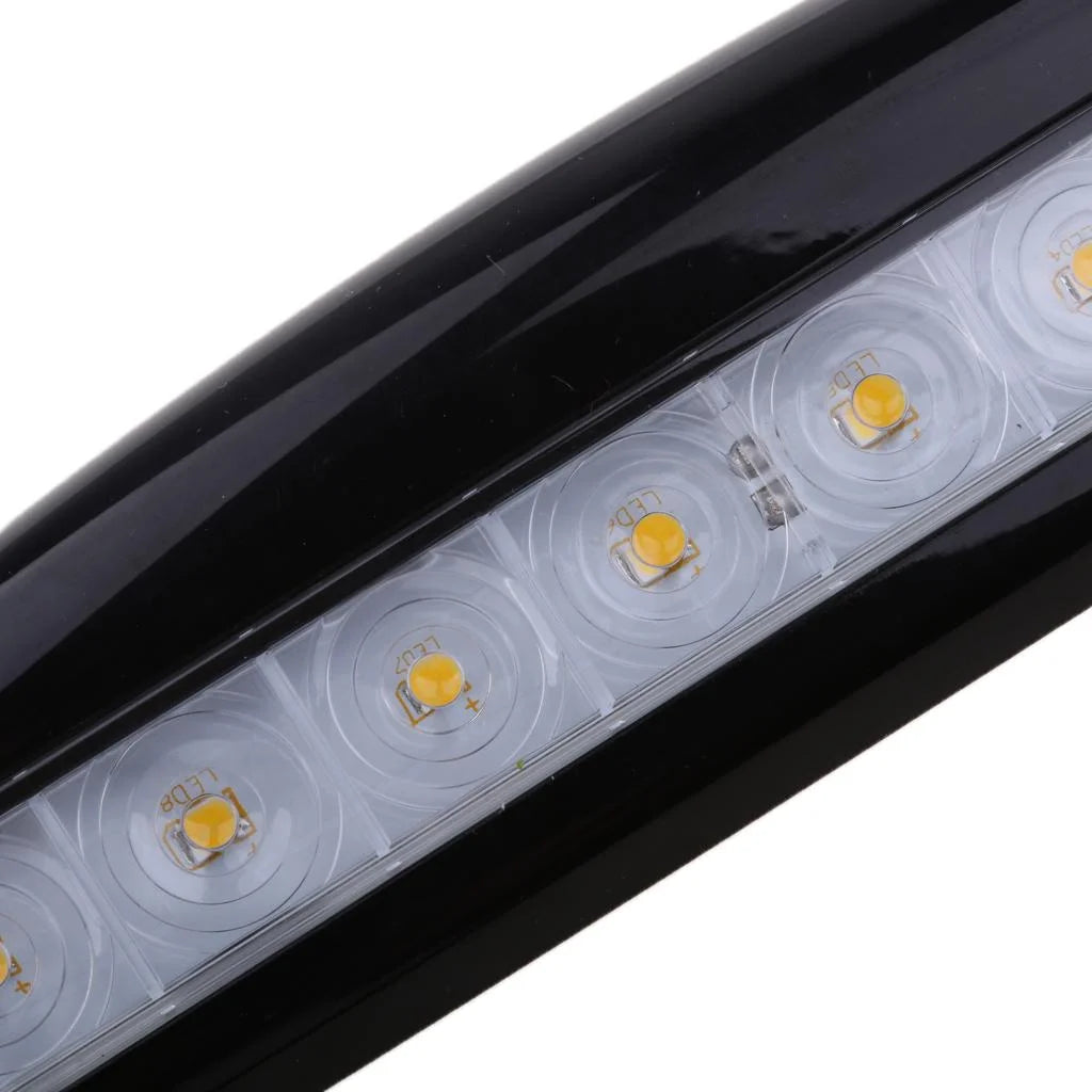 RV Exterior Porch Utility LED Light 12V Awning Lights Replacement Lighting Black 365mm I2821