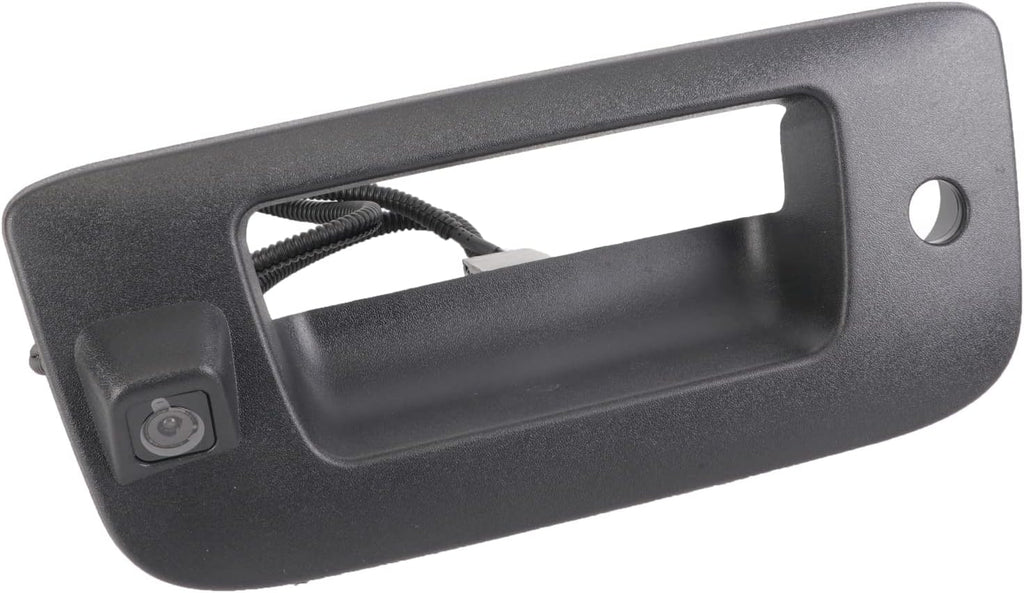 Rear View Camera Backup Tailgate Handle Camera Compatible with Chevy Silverado and GMC Sierra Years 2007-2013, Tailgate Door Handle Replacement Camera (Black) Pack of 2 U194457