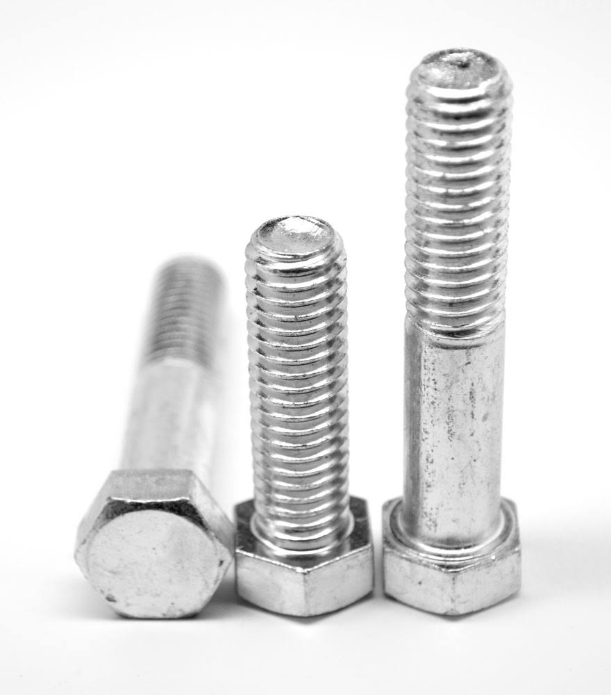 3/4x22-10 x 4 1/2x22 Coarse Thread Grade 2 Hex Cap Screw Low Carbon Steel Zinc Plated M451