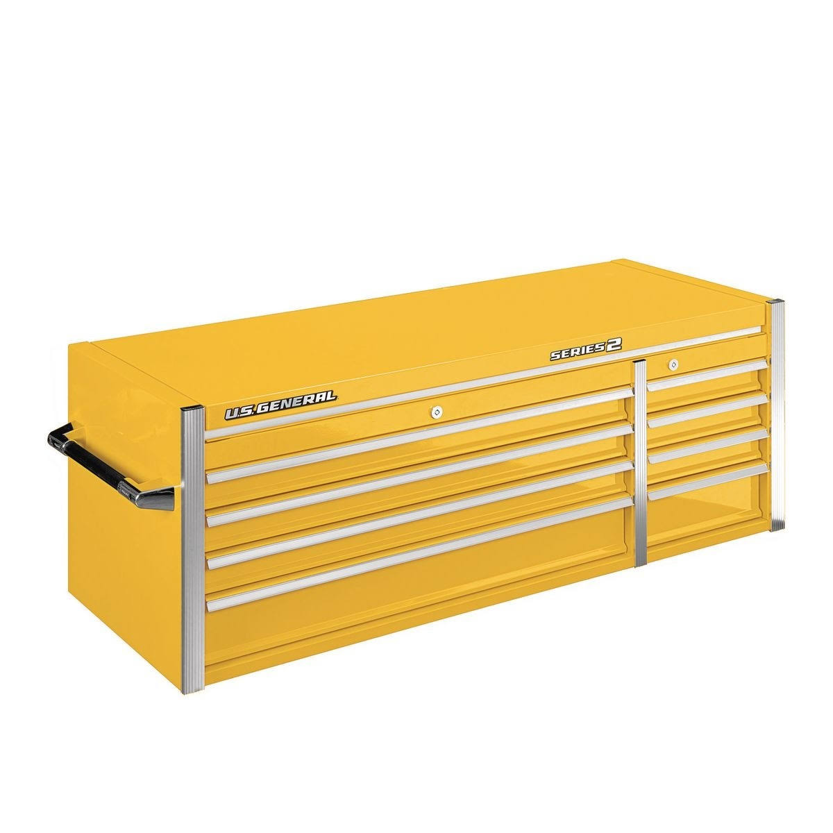 56 in. Double Bank Top Chest, Yellow V671876