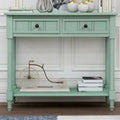 Retro Blue/Mint Green Console Table Q15127