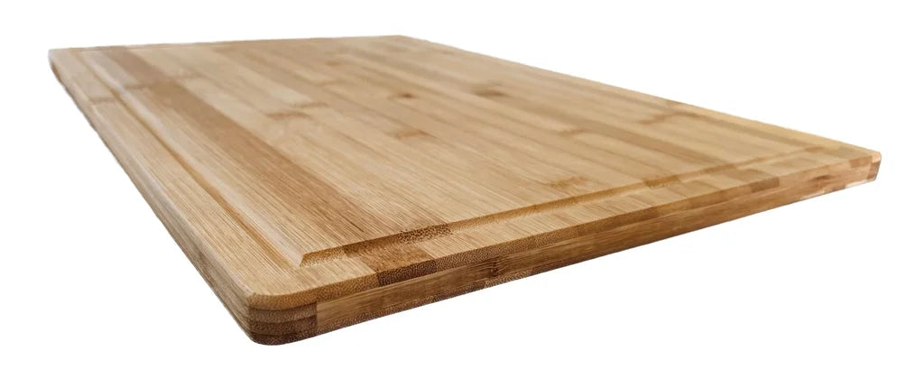 Organic Bamboo Cutting Board with Juice Groove M88931