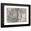 Black Modern Framed Museum Art Print B3200