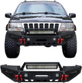 Front Bumper with LED Lights and Winch Plate F617