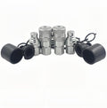 2-Sets ISO16028 1/4" Flat Face Hydraulic Quick Connect Coupling Set with Black Dust Cap NPT Thread I296249