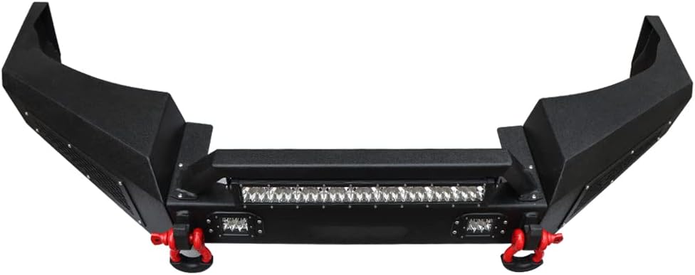 Front Bumper with LED Lights and Winch Plate F617