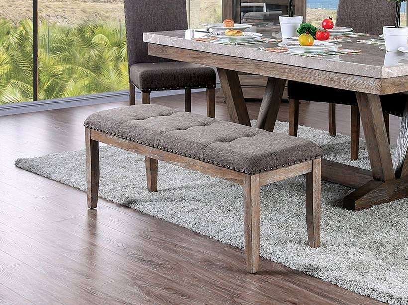 Natural/Brown Bench S7985