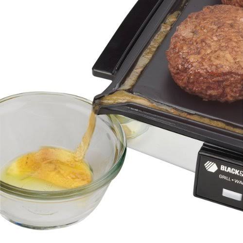 Compact Nonstick 3-in-1 Indoor Grill/Griddler & Waffle Maker with Chrome Housing G202