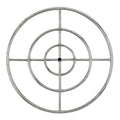 30x22 Triple-Ring Stainless Steel Fire Pit Ring Burner P16739