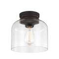 Bronze Contemporary Flushmount Light T7217