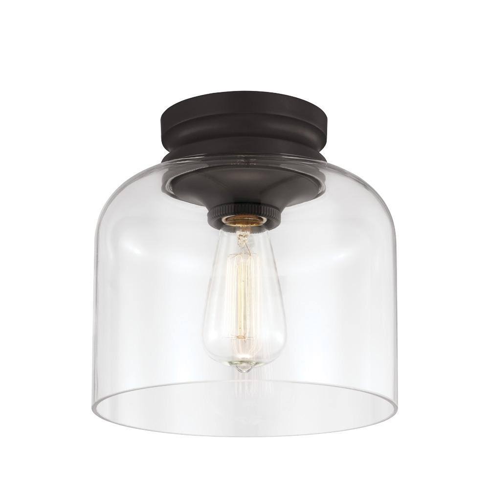 Bronze Contemporary Flushmount Light T7217