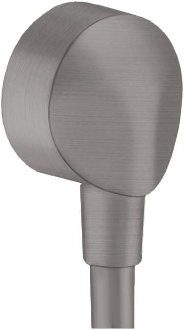Brushed Black Chrome Round Handheld Shower Wall Outlet, Pack of 2 G587128
