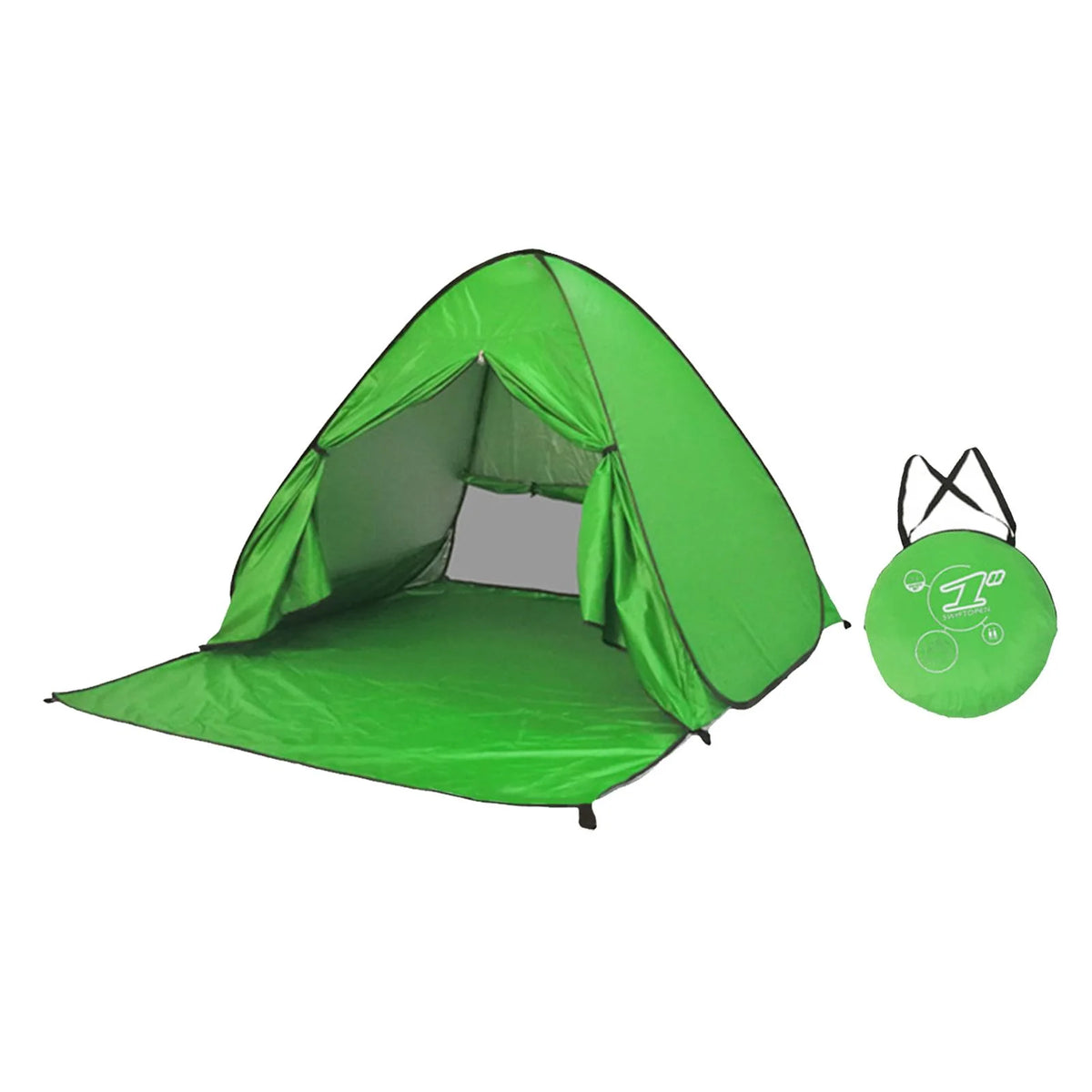 Green UPF 50 Lightweight Windproof Camping Tent Y347507
