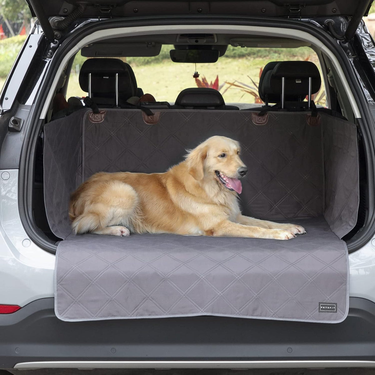 Coffee Pack of 2 Water-Resistant SUV Cargo Liner for Dogs L93341