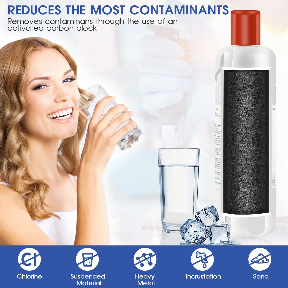 8 PCS Refrigerator Water Filter S788
