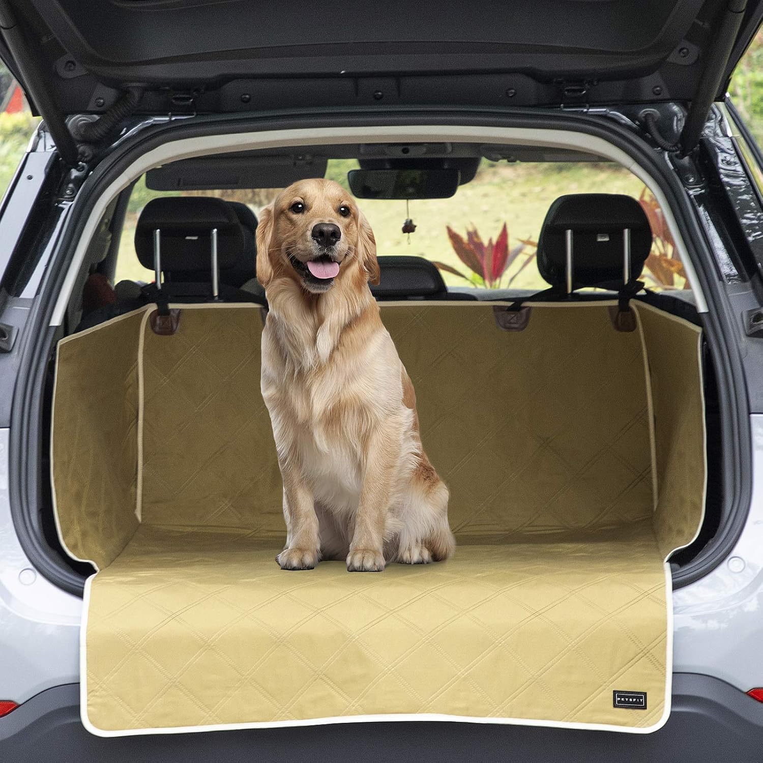 Coffee Pack of 2 Water-Resistant SUV Cargo Liner for Dogs L93341